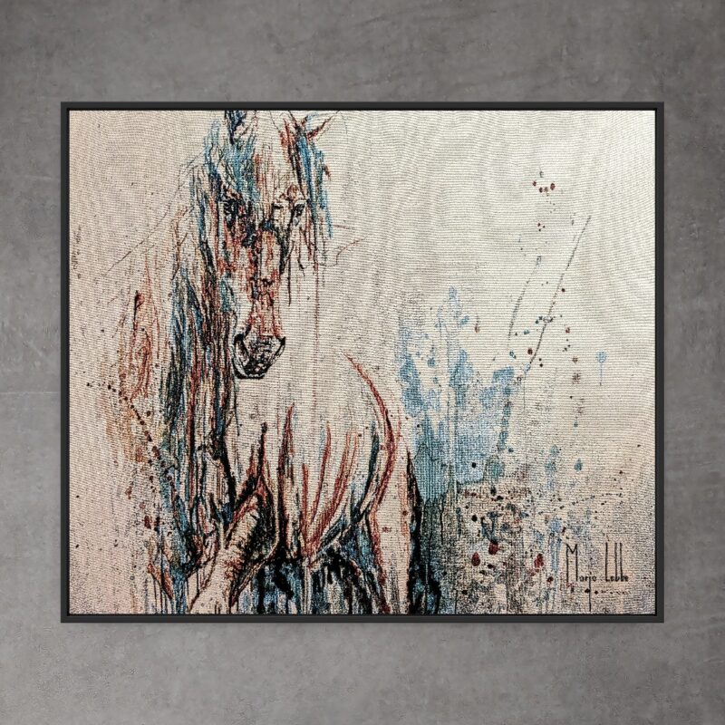 'The Alchemist' woven tapestry 1/1 (framed)