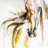 Redemption Yellow brown horse artwork called Redemption