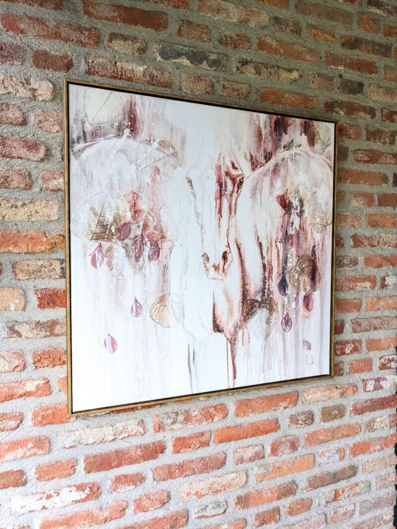 pink horse artwork