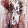 mixed media artwork with real feathers