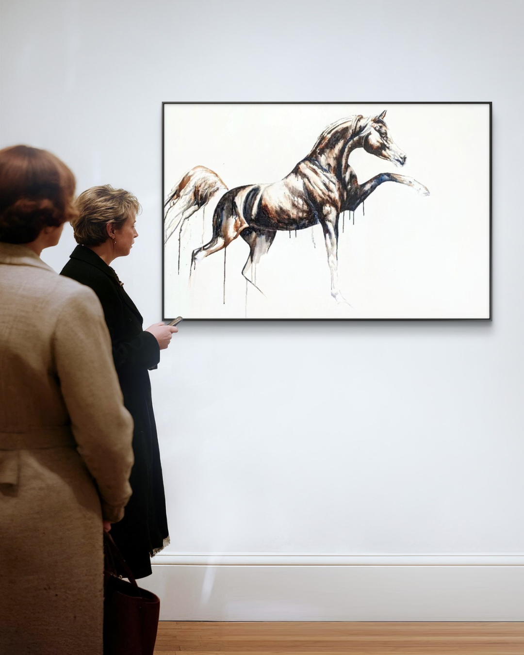 Fine art print ‘Zaki al-Shamikh’, fine art print van een paardenaquarel door Marjo Lebbe