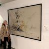 Woven Tapestry 'Snow' FRAMED