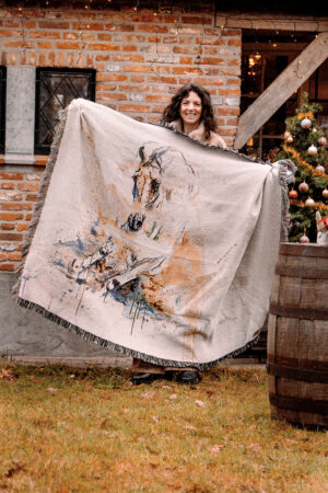 Woven Tapestry 'Snow'