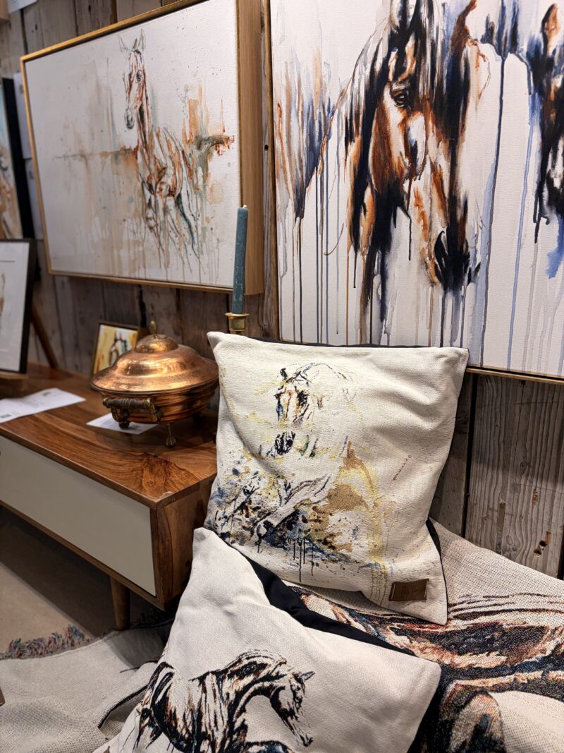 Woven pillow cover 'Snow'