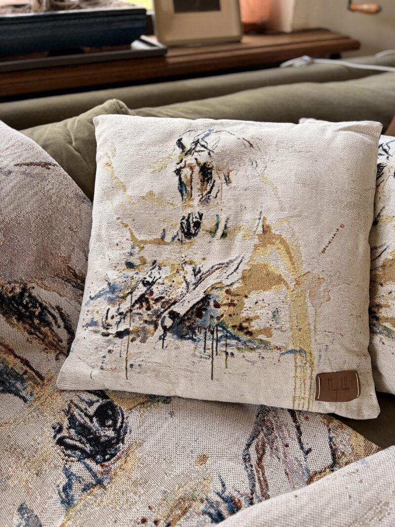 Woven pillow cover 'Snow'