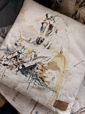 Woven pillow cover 'Snow'