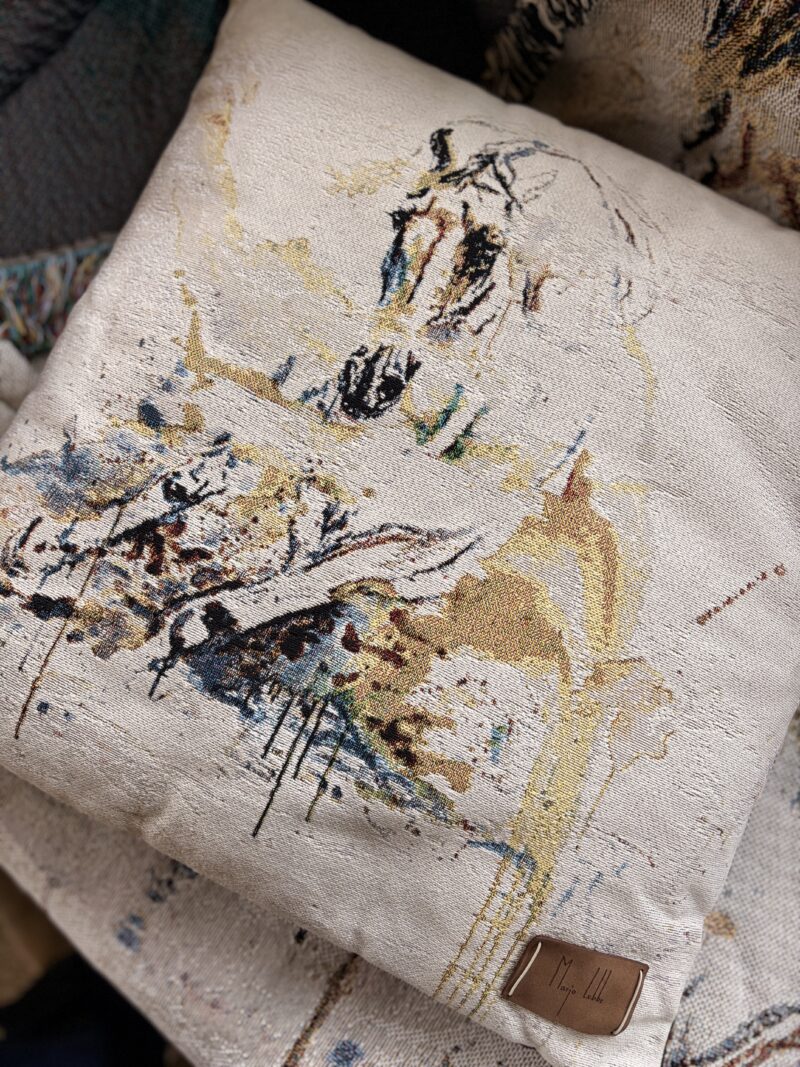Woven pillow cover 'Snow'
